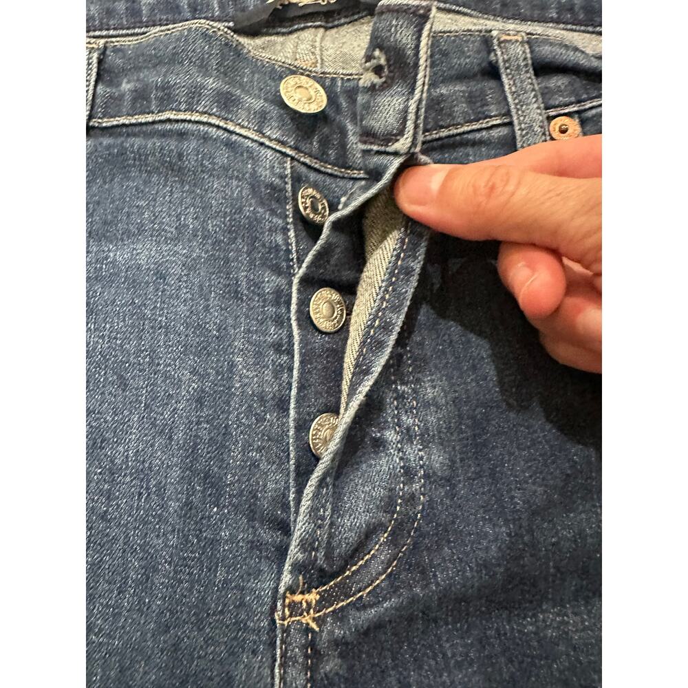 CoH Emerson Slim Boyfriend Jeans Button Fly Straight Leg Medium Wash, 28 - Picture 8 of 11